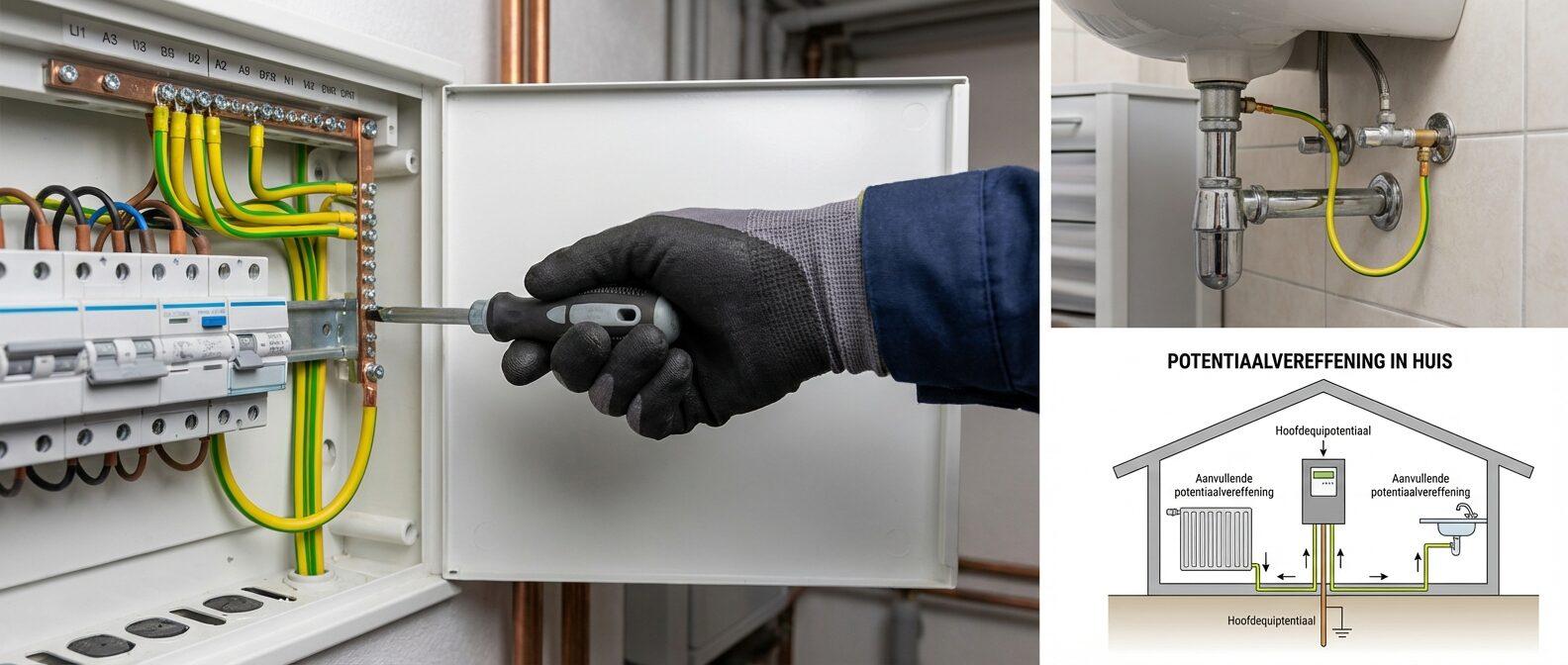 Potentiaalvereffening Verschil tussen hoofdpontentiaalvereffening en aanvullende potentiaalvereffening