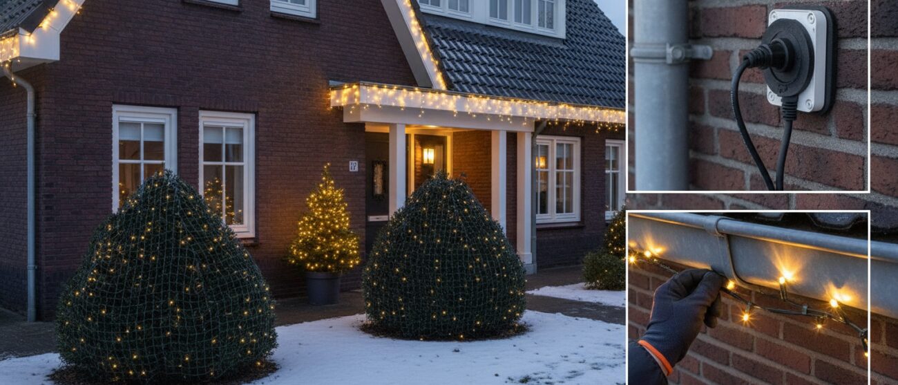 Kerstverlichting buiten Kerstverlichting buiten