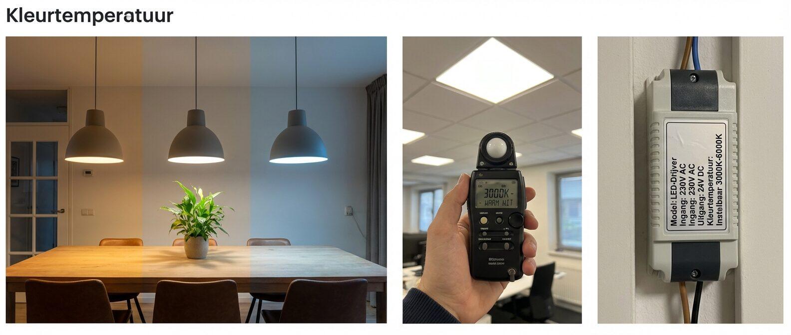Wat betekent kleurtemperatuur van verlichting?
