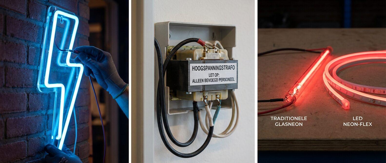 Verschil tussen NEON- en LED-verlichting