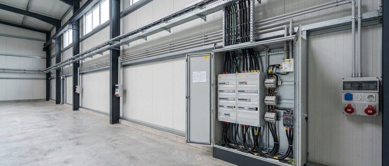 Hoe werkt het installeren van elektra bij een nieuw magazijn?