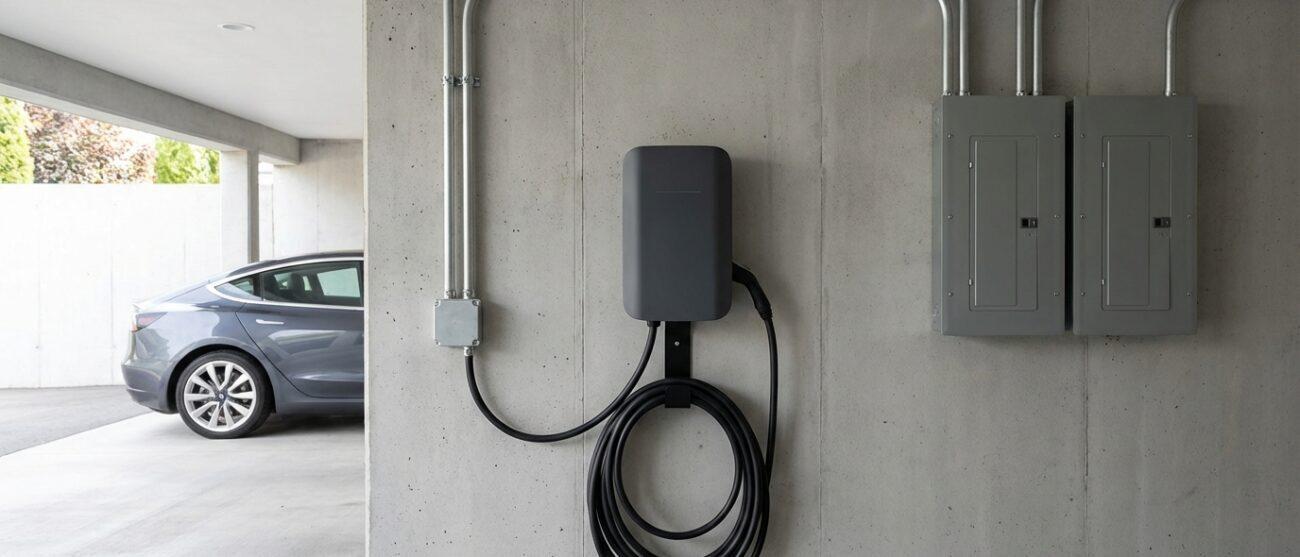 Hoe laat je een laadpaal plaatsen in een garage of carport?