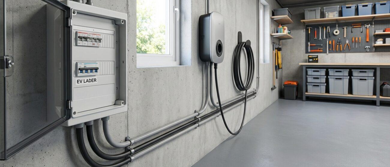 Wat komt er kijken bij een laadpaal in een garage of carport?