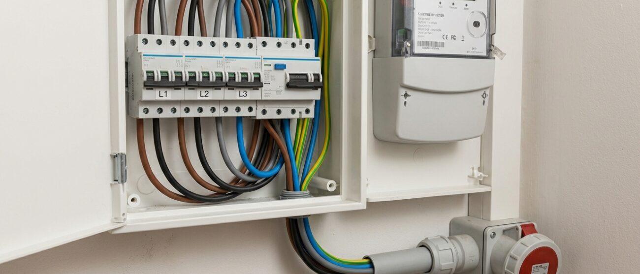 Hoe laat je een meterkast uitbreiden met 3-fasen stroomaansluiting?