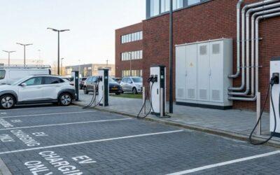 Ideeën voor zakelijk gebruik van laadpalen met meerdere aansluitingen.