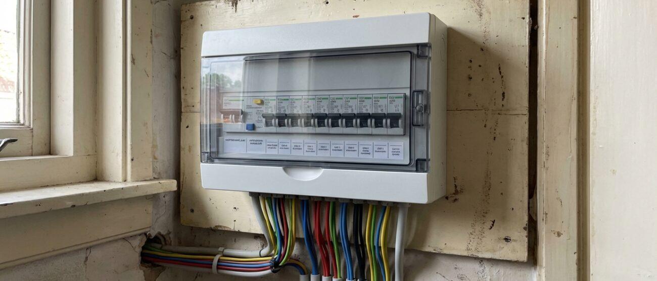 Definitie van bedrading vernieuwen in oude woningen
