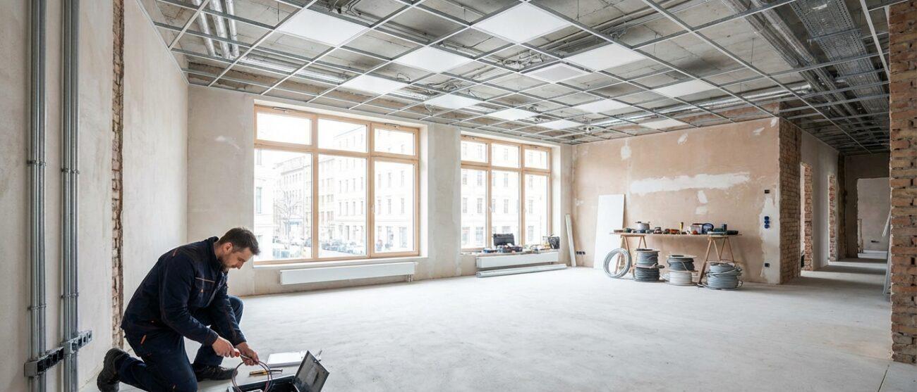 Hoe laat je elektra installeren in een kantoorruimte bij verbouwing?