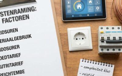 Hoe weet je welke factoren de kosten van een elektricien beïnvloeden?