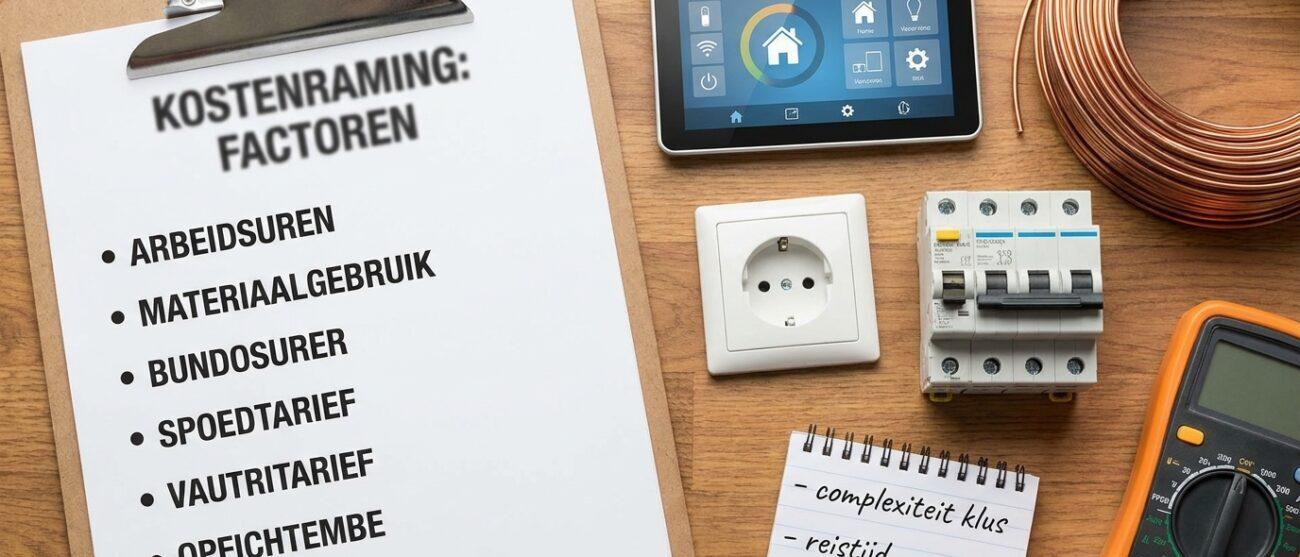 Hoe weet je welke factoren de kosten van een elektricien beïnvloeden?